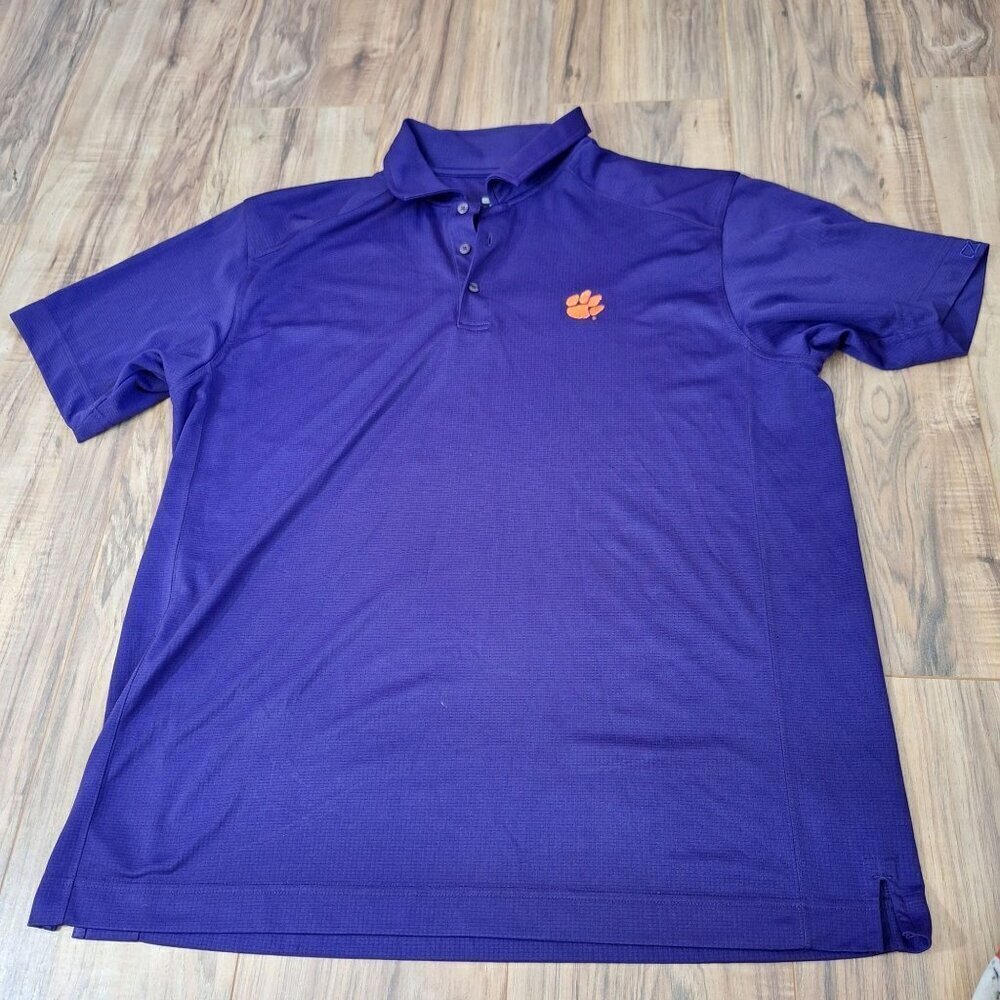 Clemson Tigers Short Sleeve Polo XL